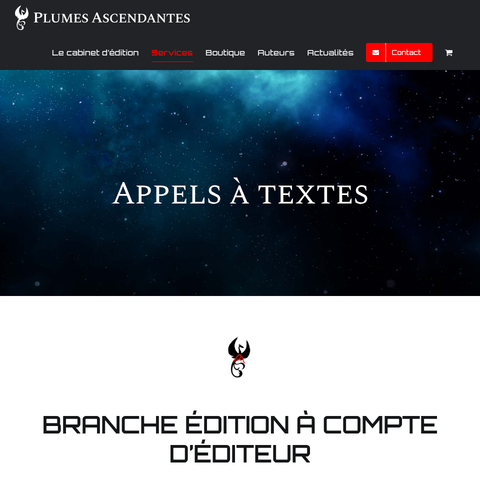 Capture d'écran du site de l'annonce