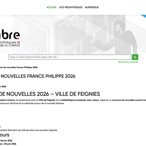 Capture d'écran du site de l'annonce