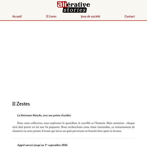 Capture d'écran du site de l'annonce