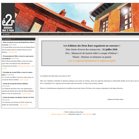 Capture d'écran du site de l'annonce