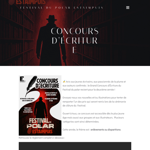 Capture d'écran du site de l'annonce