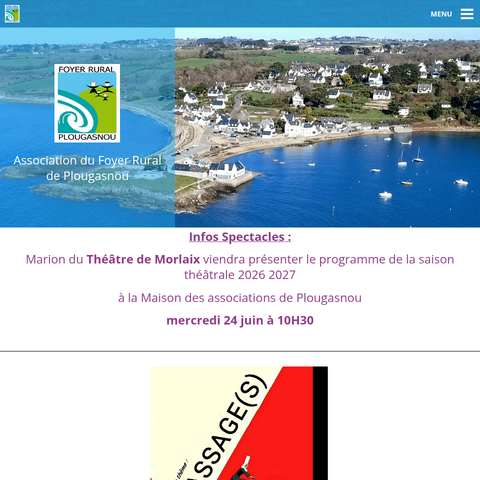 Capture d'écran du site de l'annonce
