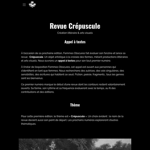 Capture d'écran du site de l'annonce