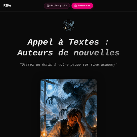 Capture d'écran du site de l'annonce