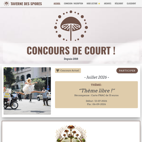 Capture d'écran du site de l'annonce