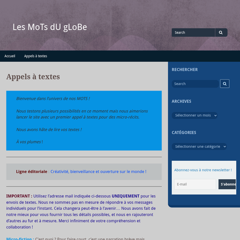 Capture d'écran du site de l'annonce