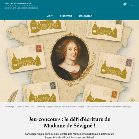 Capture d'écran du site de l'annonce