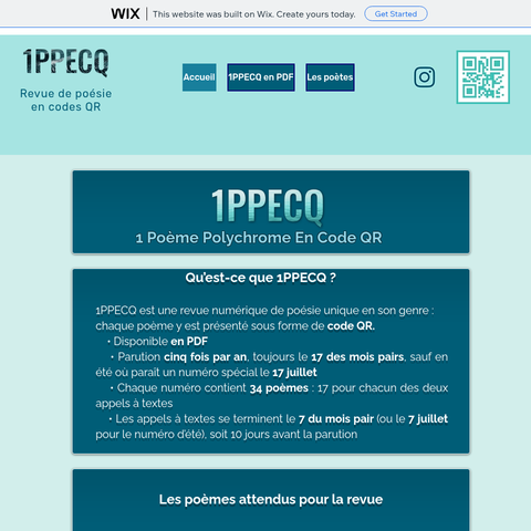 Capture d'écran du site de l'annonce