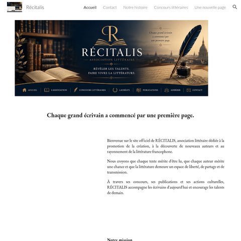 Capture d'écran du site de l'annonce