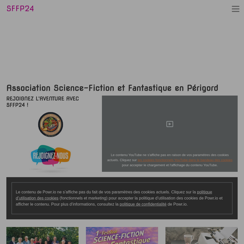Capture d'écran du site de l'annonce