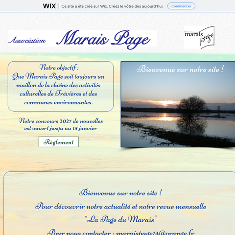 Capture d'écran du site de l'annonce