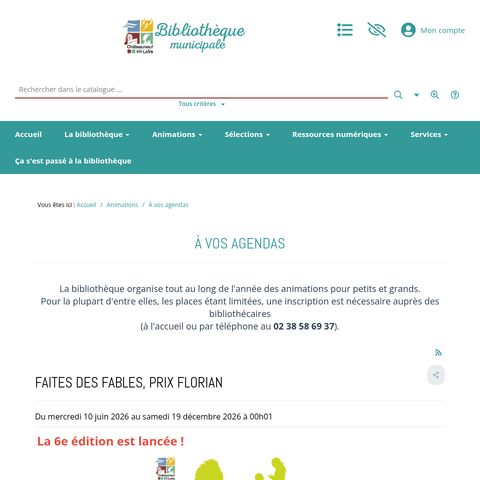 Capture d'écran du site de l'annonce