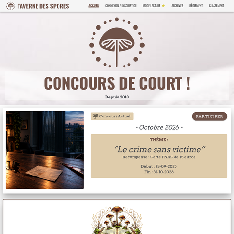 Capture d'écran du site de l'annonce