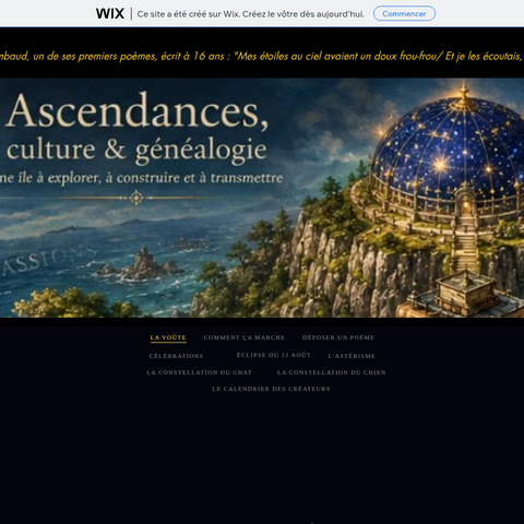 Capture d'écran du site de l'annonce