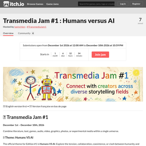 Capture d'écran du site de l'annonce