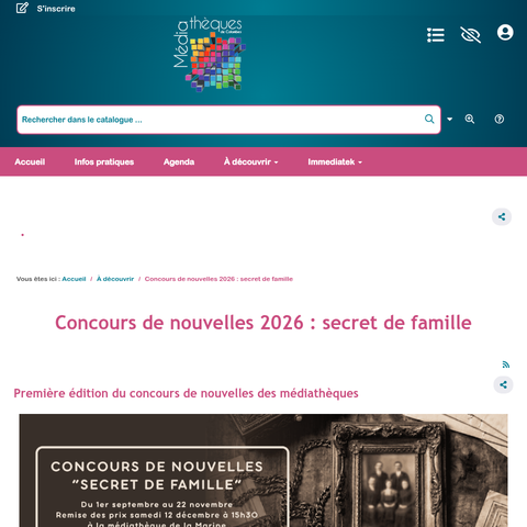 Capture d'écran du site de l'annonce