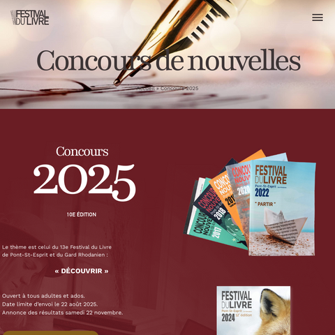 Capture d'écran du site de l'annonce