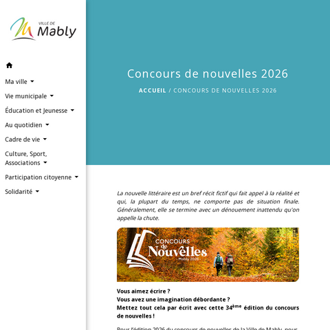 Capture d'écran du site de l'annonce