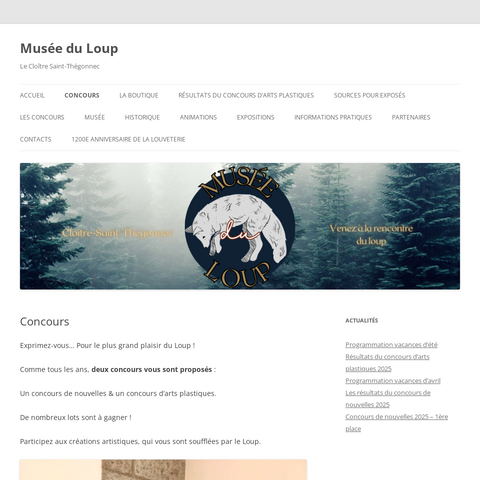 Capture d'écran du site de l'annonce