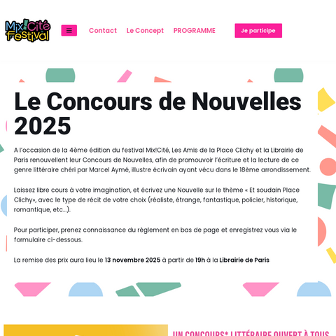 Capture d'écran du site de l'annonce