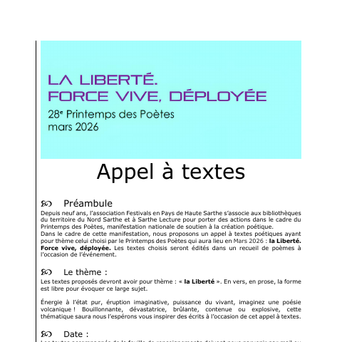 Capture d'écran du site de l'annonce