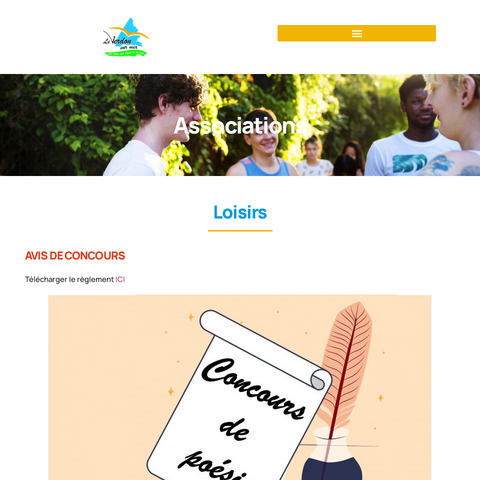 Capture d'écran du site de l'annonce