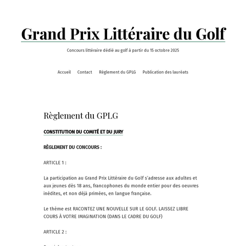 Capture d'écran du site de l'annonce