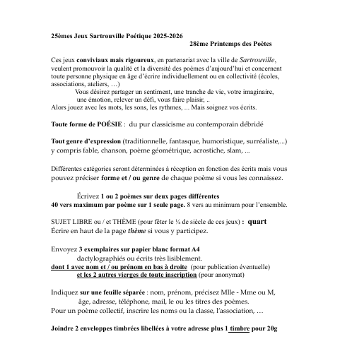 Capture d'écran du site de l'annonce