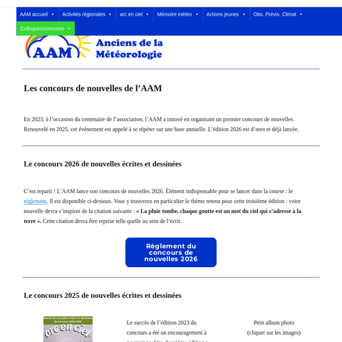 Capture d'écran du site de l'annonce