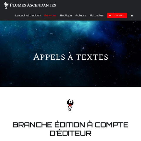 Capture d'écran du site de l'annonce