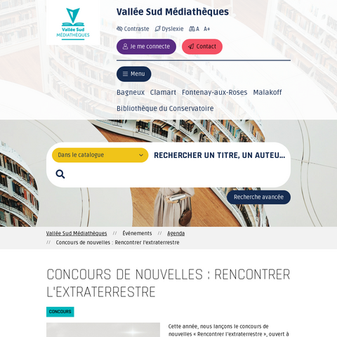 Capture d'écran du site de l'annonce