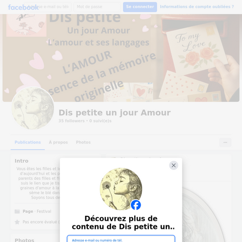 Capture d'écran du site de l'annonce
