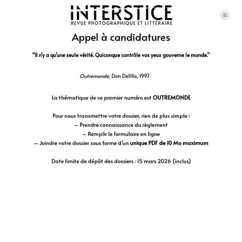 Capture d'écran du site de l'annonce
