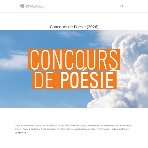 Capture d'écran du site de l'annonce