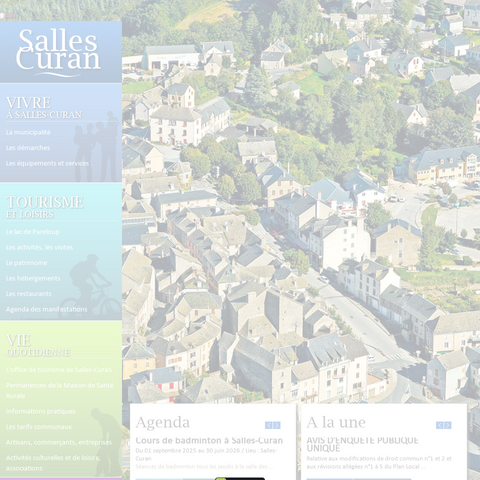 Capture d'écran du site de l'annonce