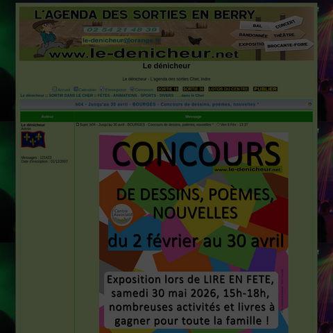 Capture d'écran du site de l'annonce