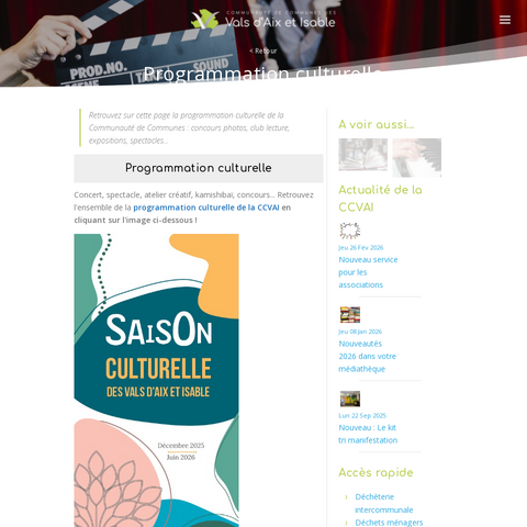 Capture d'écran du site de l'annonce