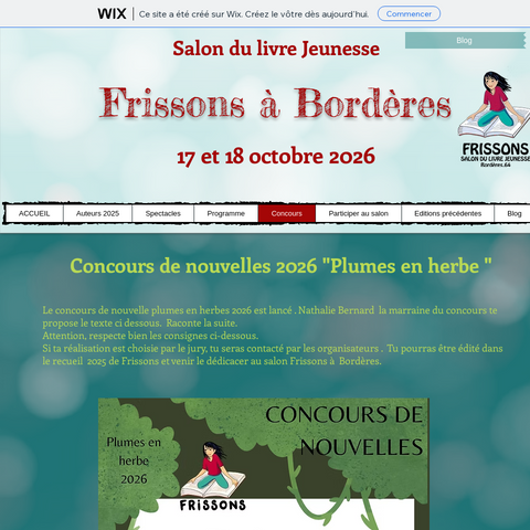 Capture d'écran du site de l'annonce