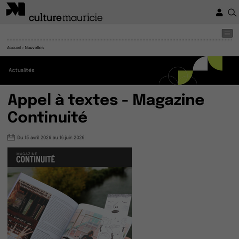 Capture d'écran du site de l'annonce