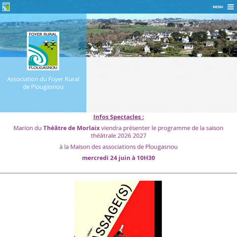 Capture d'écran du site de l'annonce