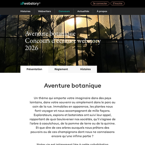 Capture d'écran du site de l'annonce